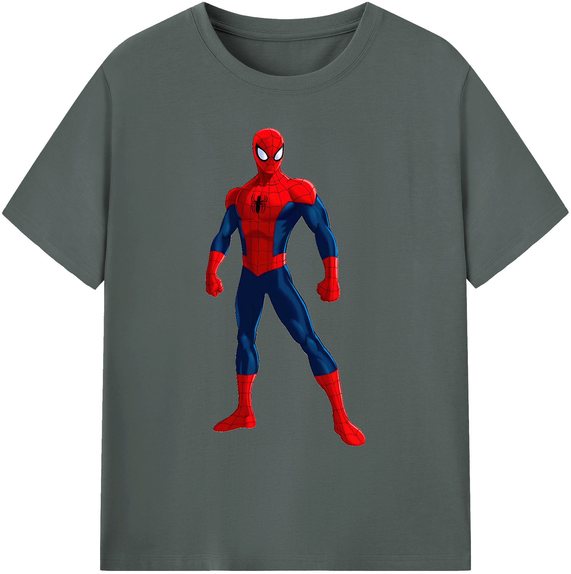 （画像用） Spider Man スパイダーマン 綿100％ メンズ半袖Tシャツ｜肌触りやわらか＆通気性